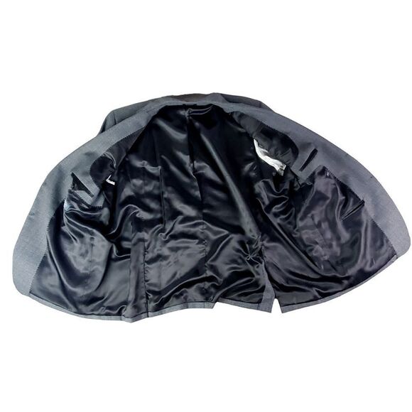 Pronto Uomo Platnium Wool Blend Sport Coat 50 Regular Blazer Gray Suit Jacket - Picture 5 of 11